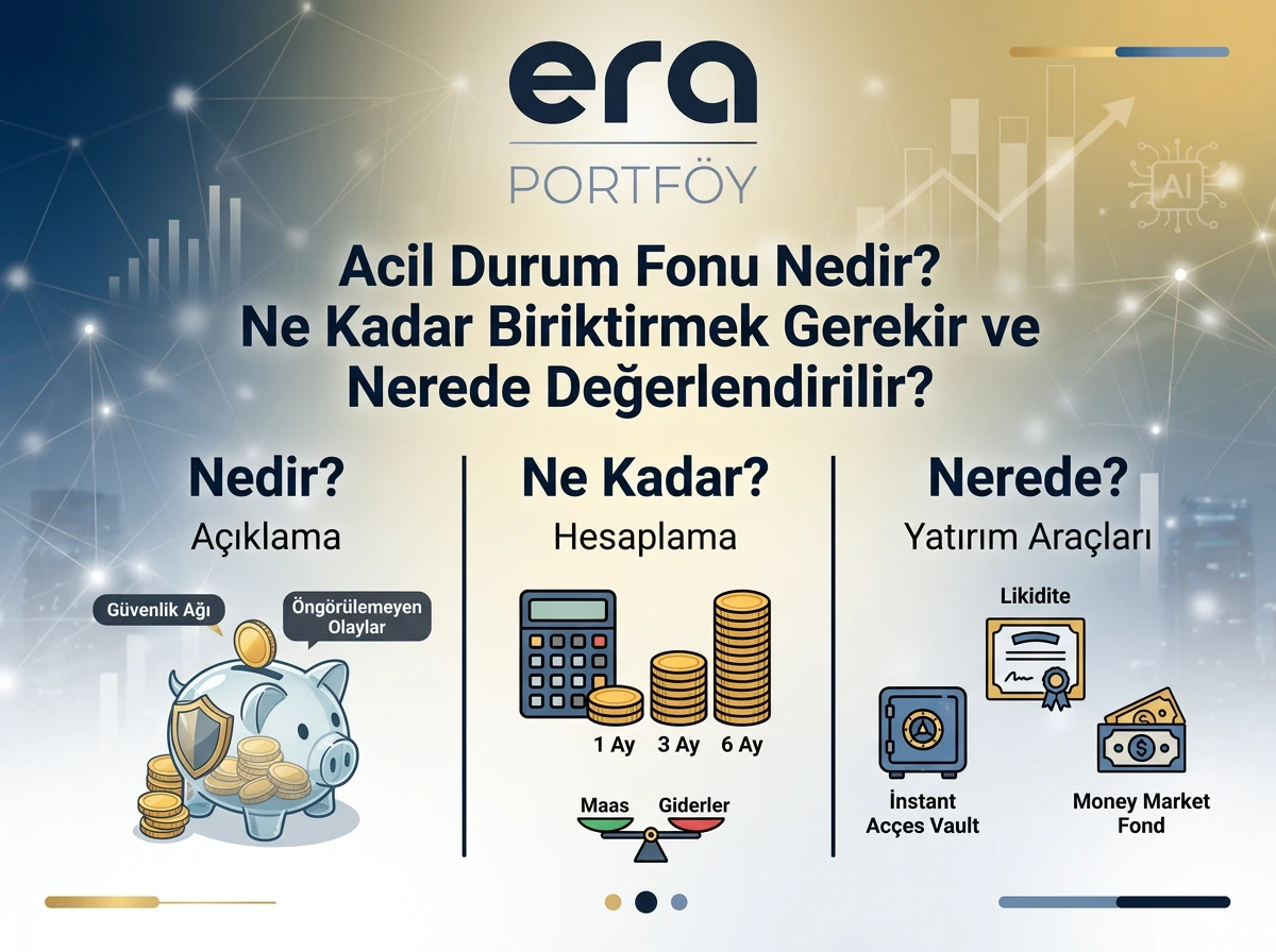 Acil Durum Fonu Nedir? Ne Kadar Biriktirmek Gerekir ve Nerede Değerlendirilir?