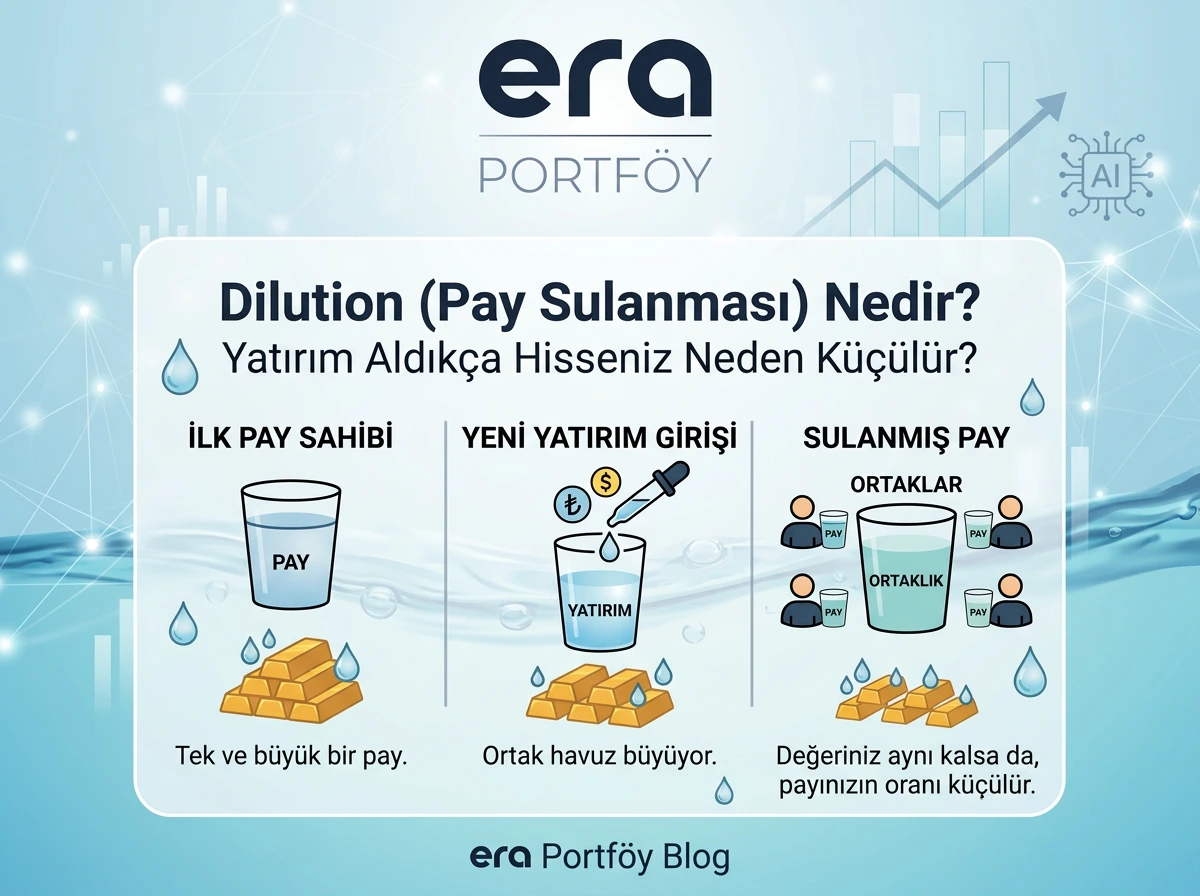 Dilution (Pay Sulanması) Nedir? Yatırım Aldıkça Hisseniz Neden Küçülür?